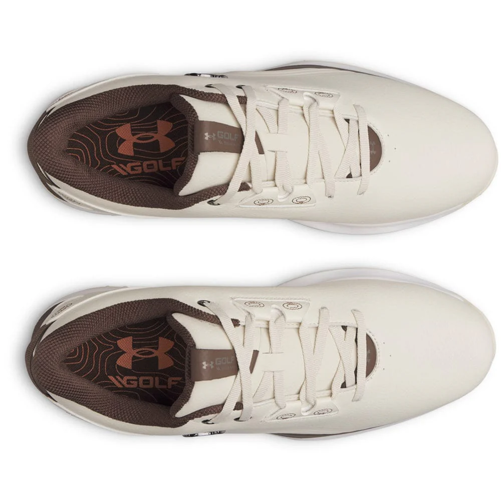 Under Armour Drive Fade 2 Waterproof Spikeless Shoes - Stone/Stone/Metallic Silver - Image 4