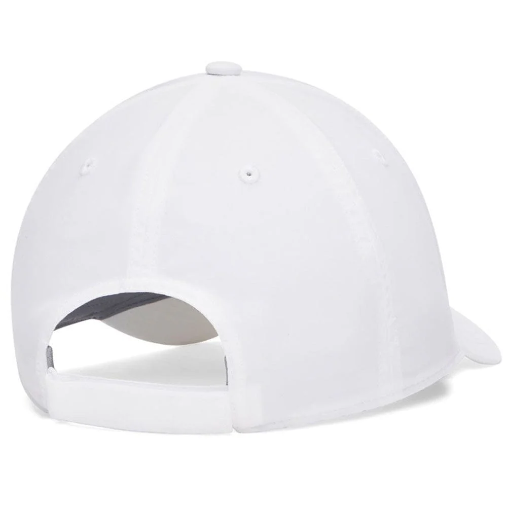 Under Armour Drive Low Adjustable Cap - White/Midnight Navy - Image 2