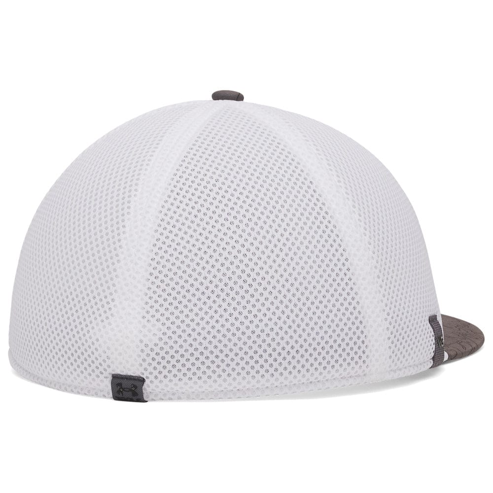 Under Armour Drive Mid Stretch Cap - Castlerock/Black - Image 2