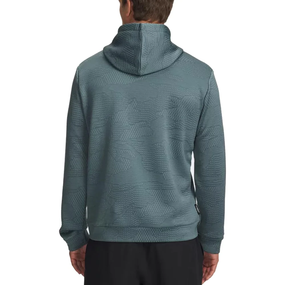 Under Armour Drive Midlayer Jacquard Hoodie - Jasper Blue - Image 2