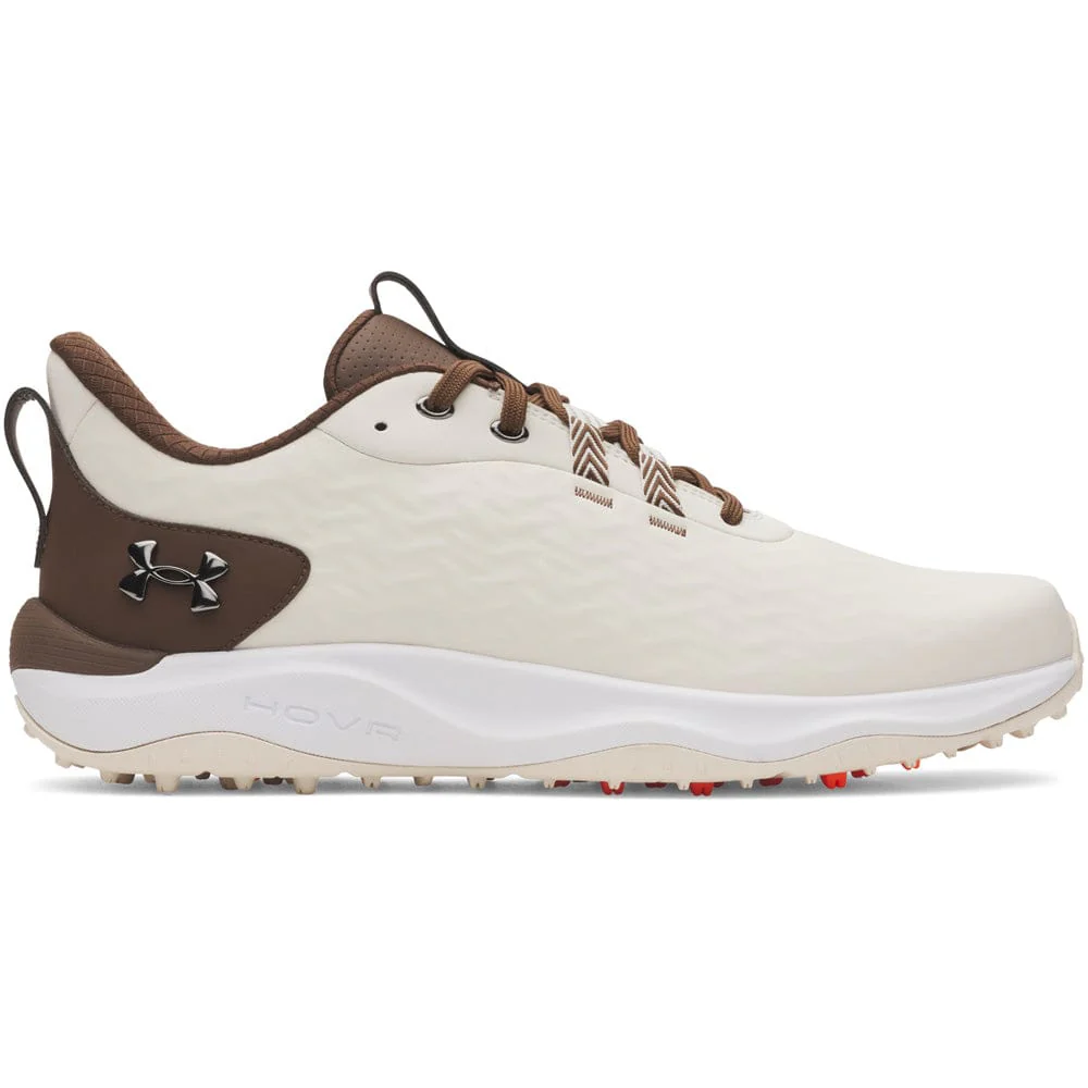 Under Armour Drive Pro Clone Waterproof Spikeless Shoes - Stone/Gridiron Brown/Metallic Gun Metal