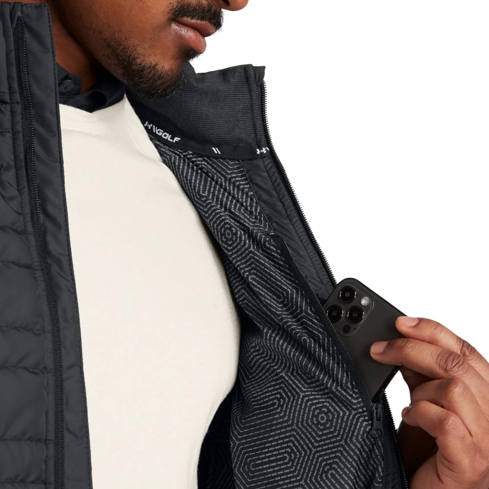 Under Armour Drive Pro Insulated Jacket - Black/Metallic Silver - Image 4
