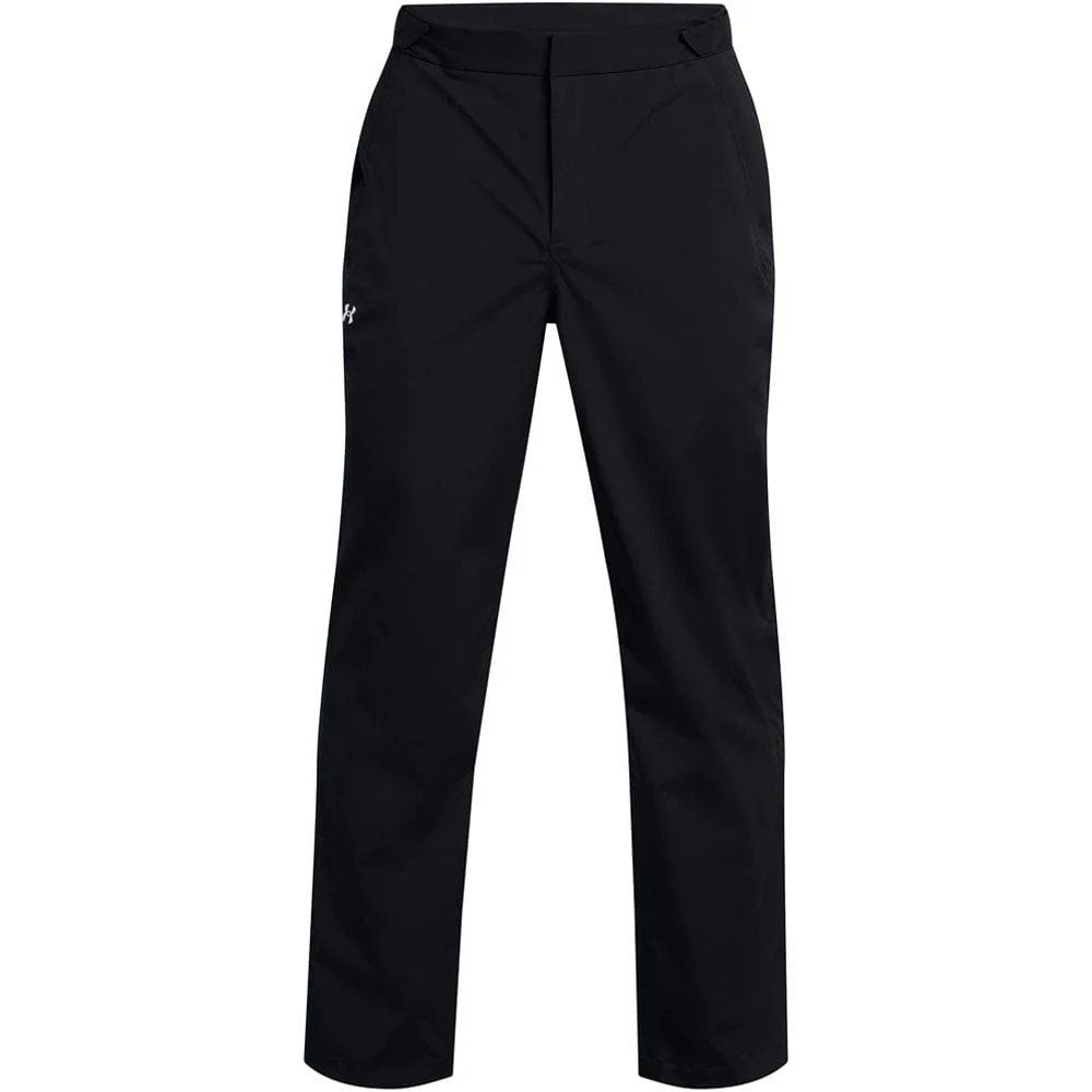 Under Armour Drive Rain Waterproof Suit - Black/Tech Blue + Black - Image 4