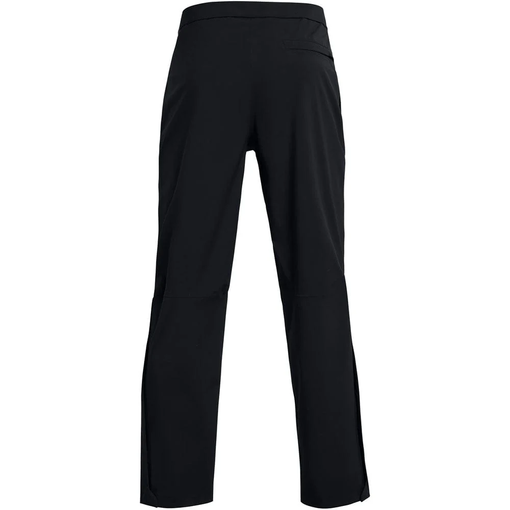 Under Armour Drive Rain Waterproof Suit - Black/Tech Blue + Black - Image 5