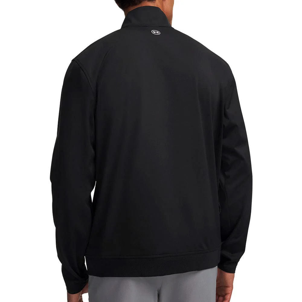 Under Armour Drive Wind 1/2 Zip Top - Black/Black/White - Image 2
