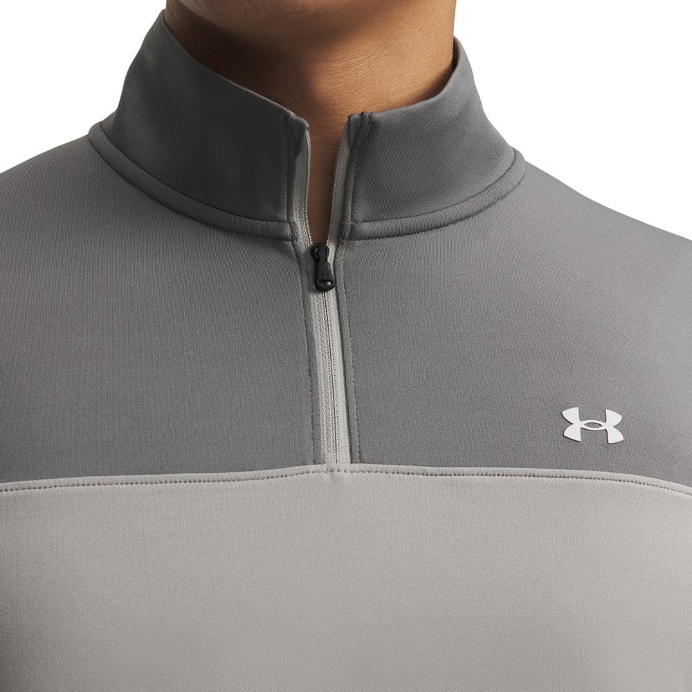Under Armour T2G 1/4 Zip Pullover - Clay Green/Titanium/White - Image 3