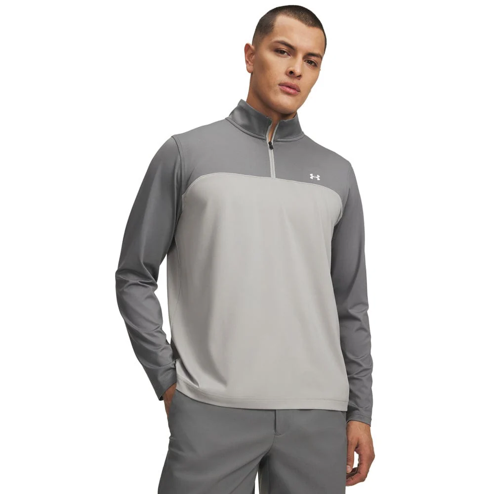Under Armour T2G 1/4 Zip Pullover - Clay Green/Titanium/White - Image 4