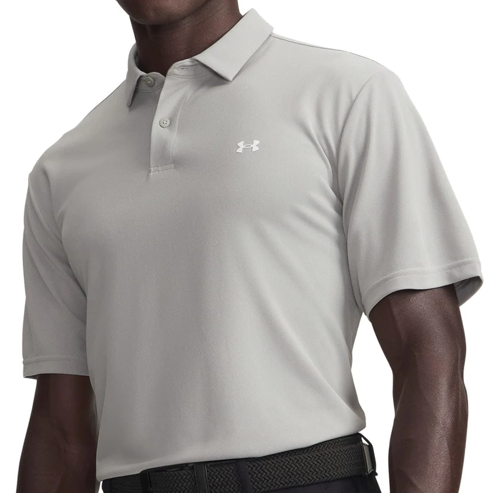 Under Armour T2G Pique Polo Shirt - Titanium/White