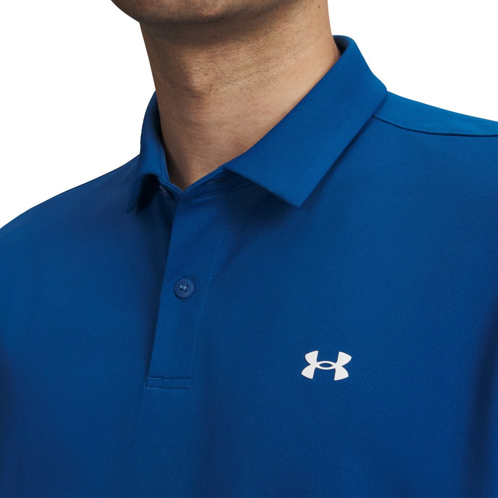 Under Armour T2G Pique Polo Shirt - Varsity Blue/White - Image 3