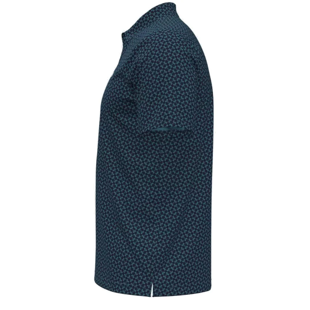 Under Armour T2G Printed Polo Shirt - Midnight Navy/Boundless Blue/White - Image 3