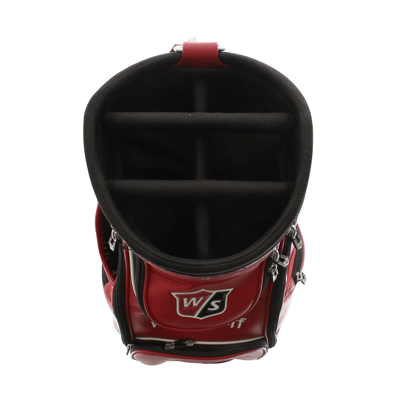 Wilson Cart Bag - Red/White - Image 2