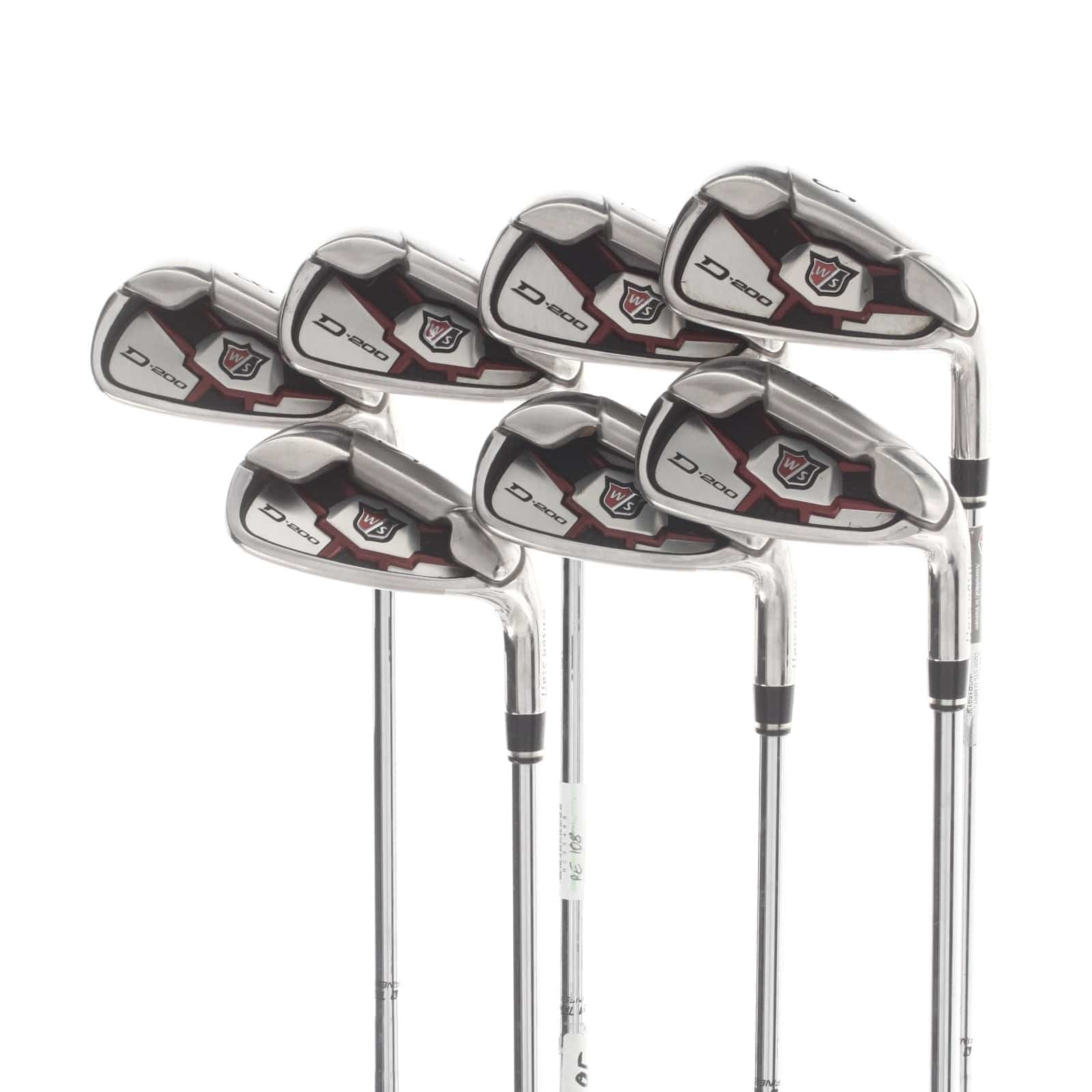 Wilson D.200 Steel Mens Right Hand Irons 5-SW Uniflex - True Temper SL 85