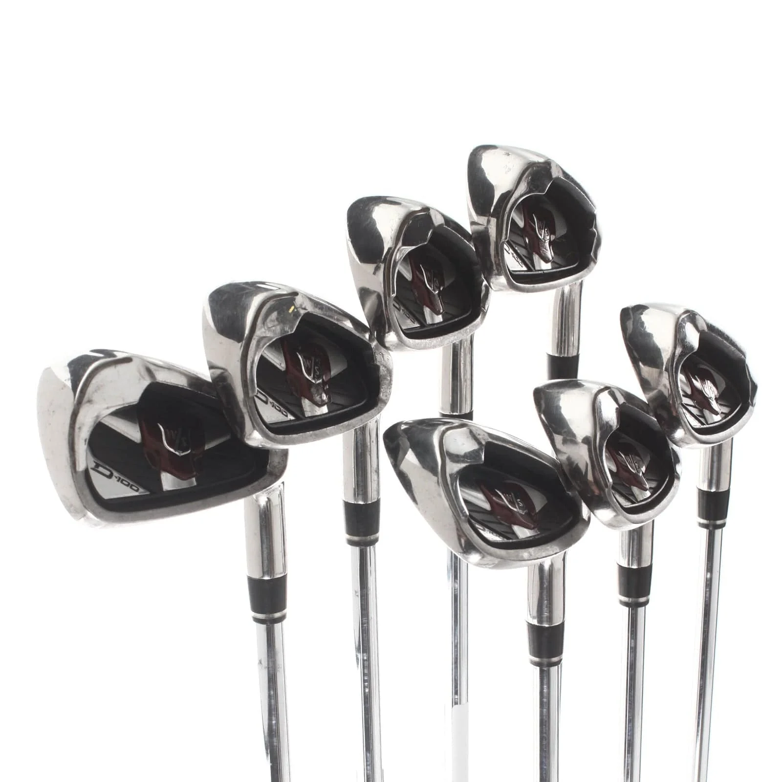 Wilson D100 Steel Mens Right Hand Irons 5-SW Uniflex - True Temper - Image 2