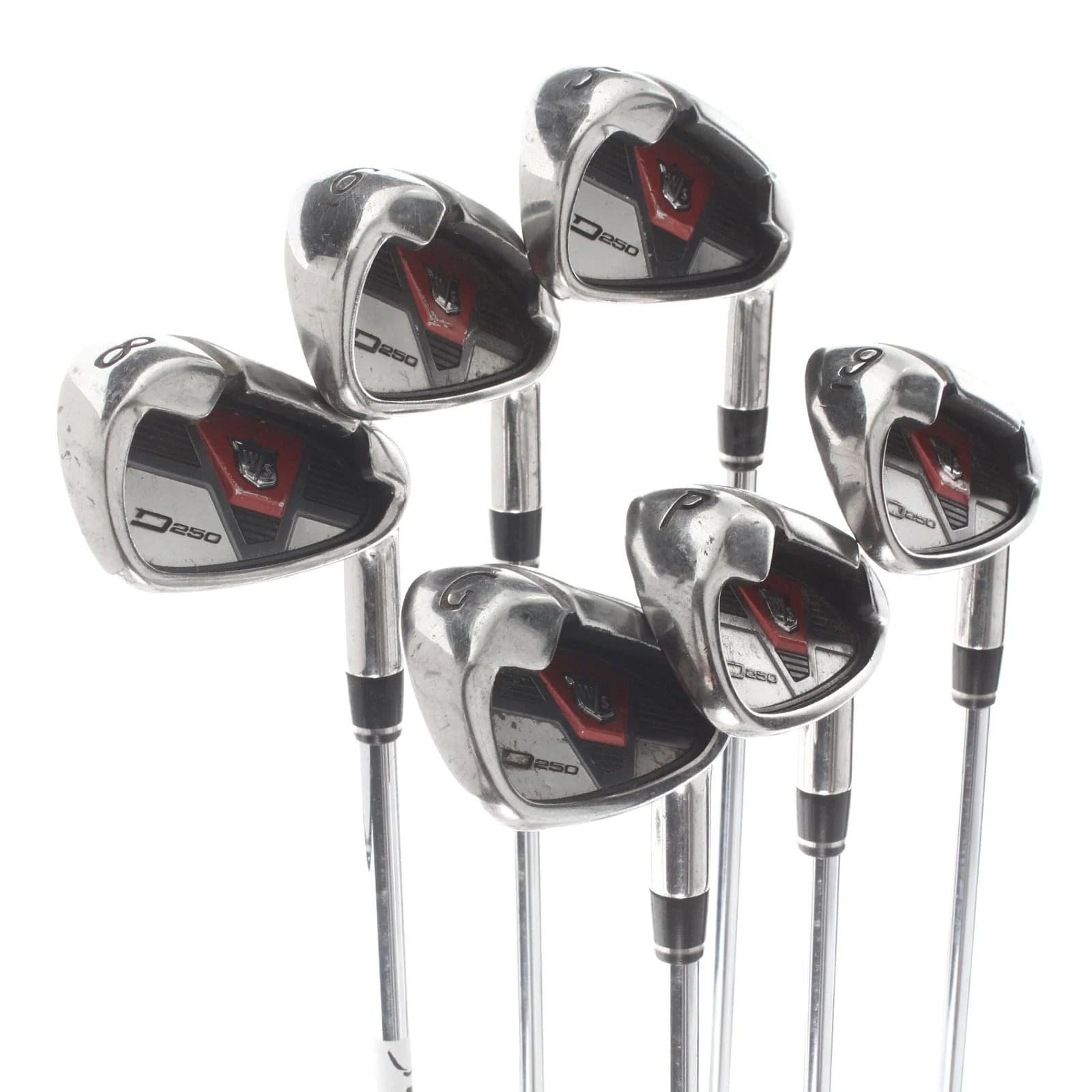 Wilson D250 Steel Mens Right Hand Irons 5-GW Uniflex - Wilson Staff - Image 2
