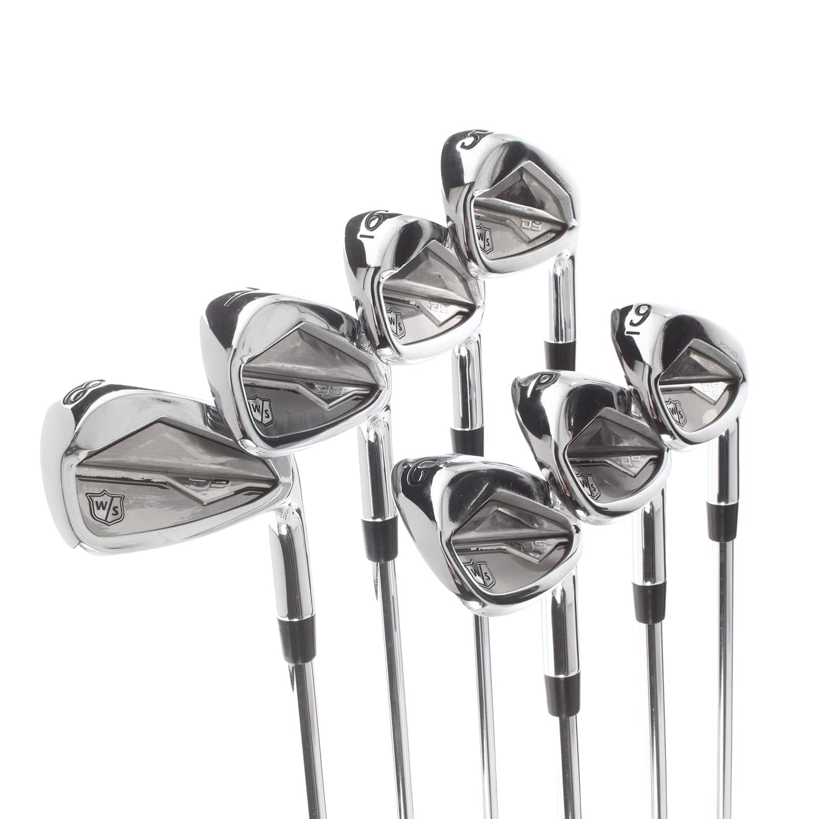 Wilson D9 Forged Steel Mens Right Hand Irons 5-GW Regular - True Temper Dynamic Gold 95 R300 - Image 2