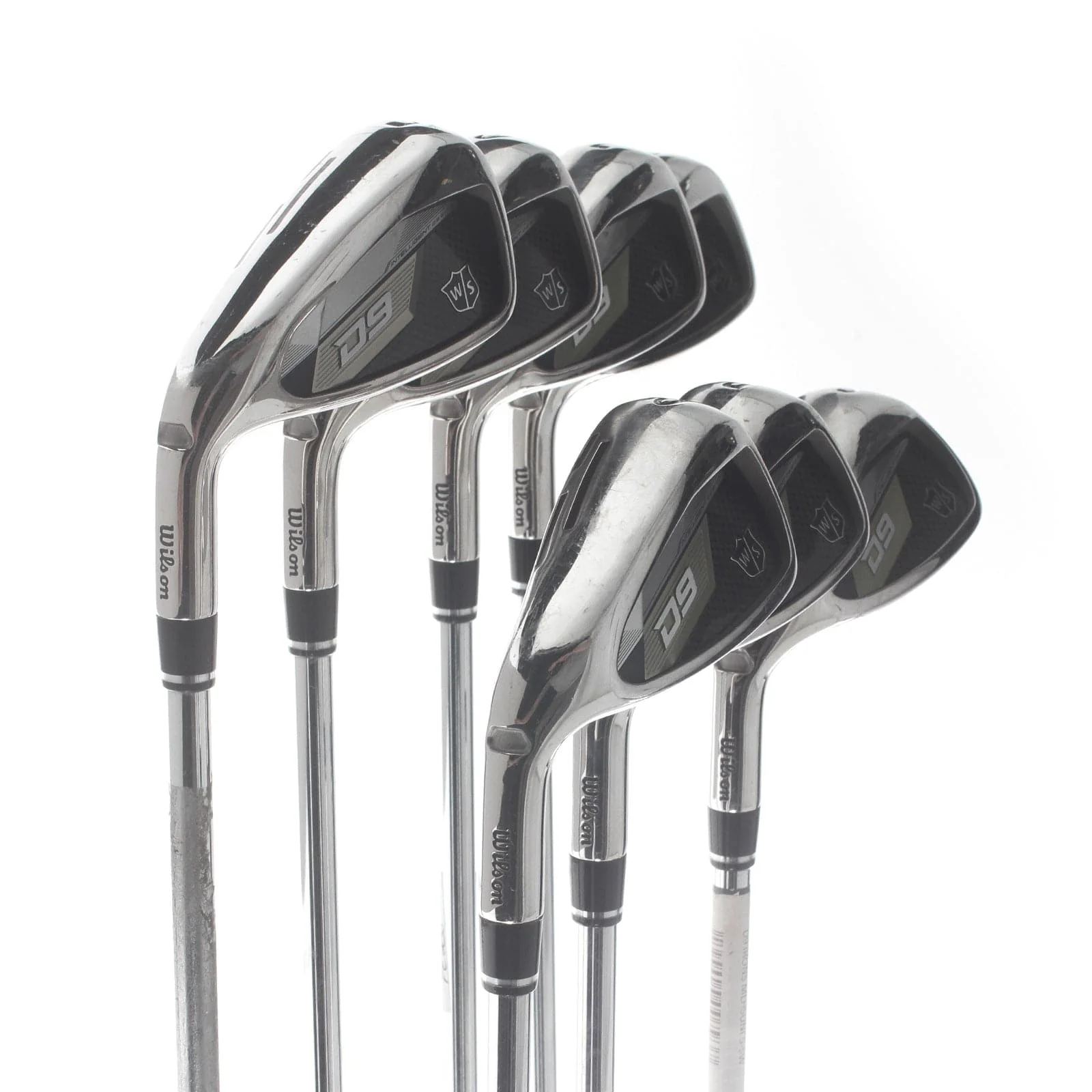 Wilson D9 Steel Mens Left Hand Irons 5-SW Regular - KBS Max Ultralite - Image 2