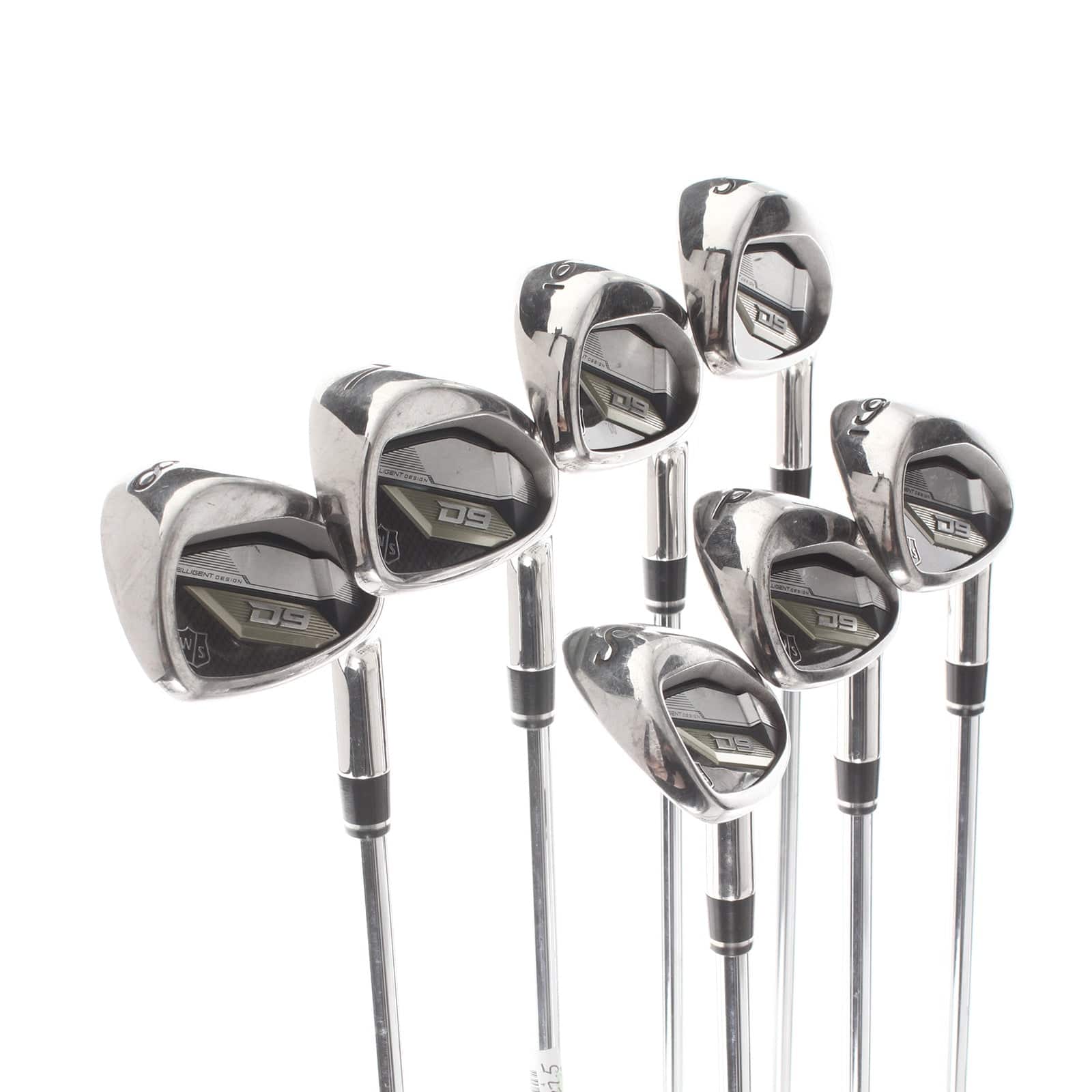 Wilson D9 Steel Mens Right Hand Irons 5-SW Regular - KBS Max - Image 2