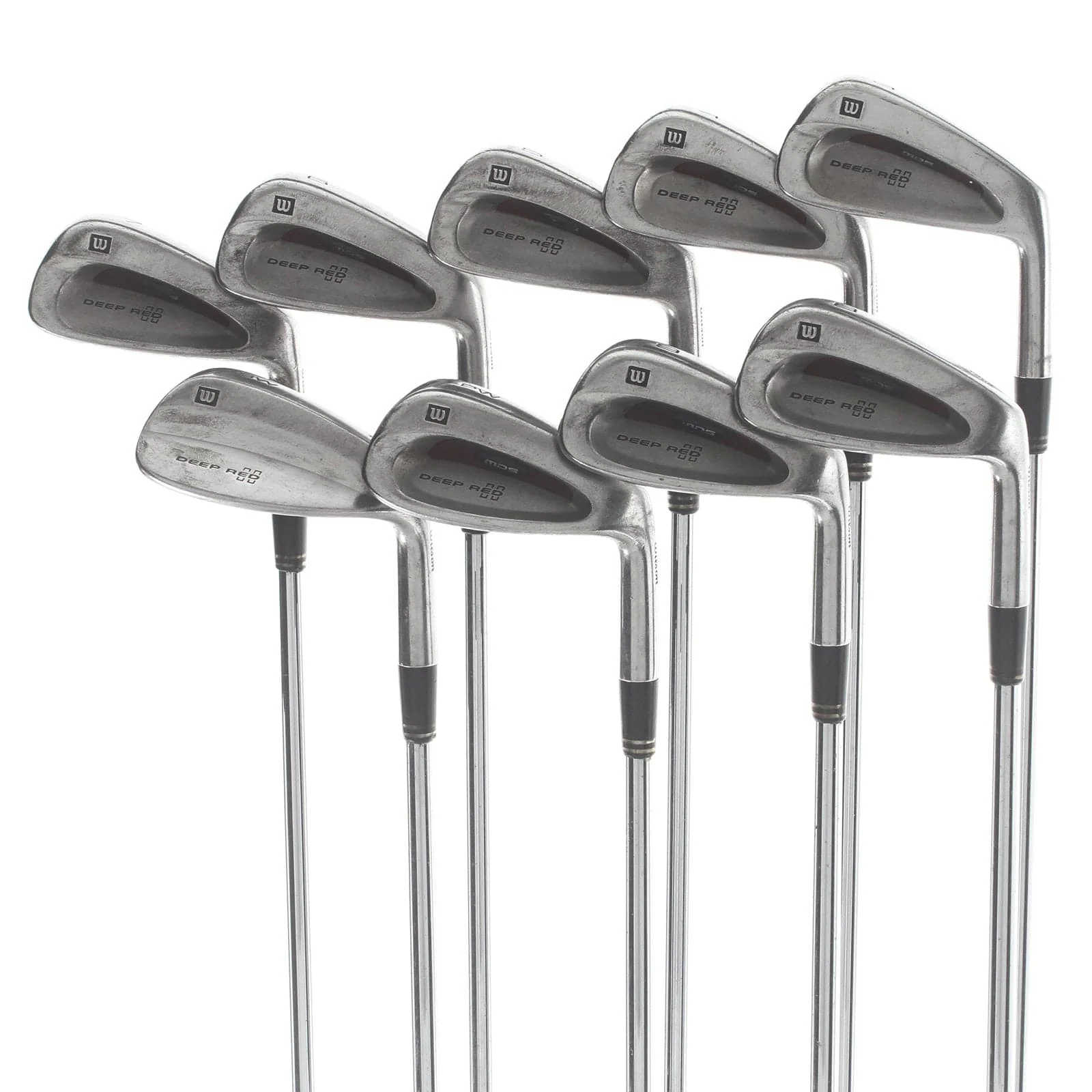 Wilson Deep Red-2 Steel Mens Right Hand Irons 3-SW Regular - Steel