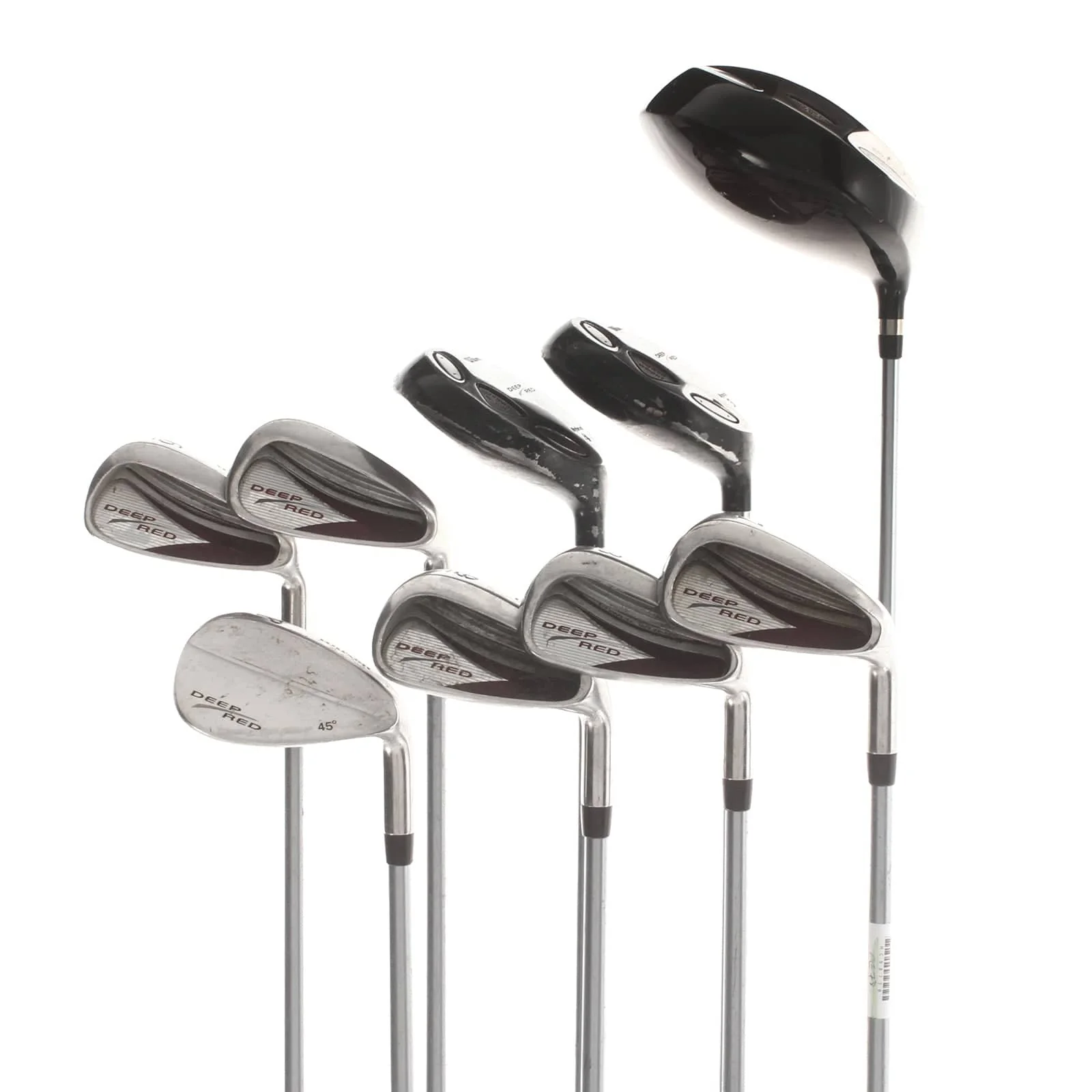 Wilson Deep Red Graphite Mens Right Hand Package Set Regular - Fujikura