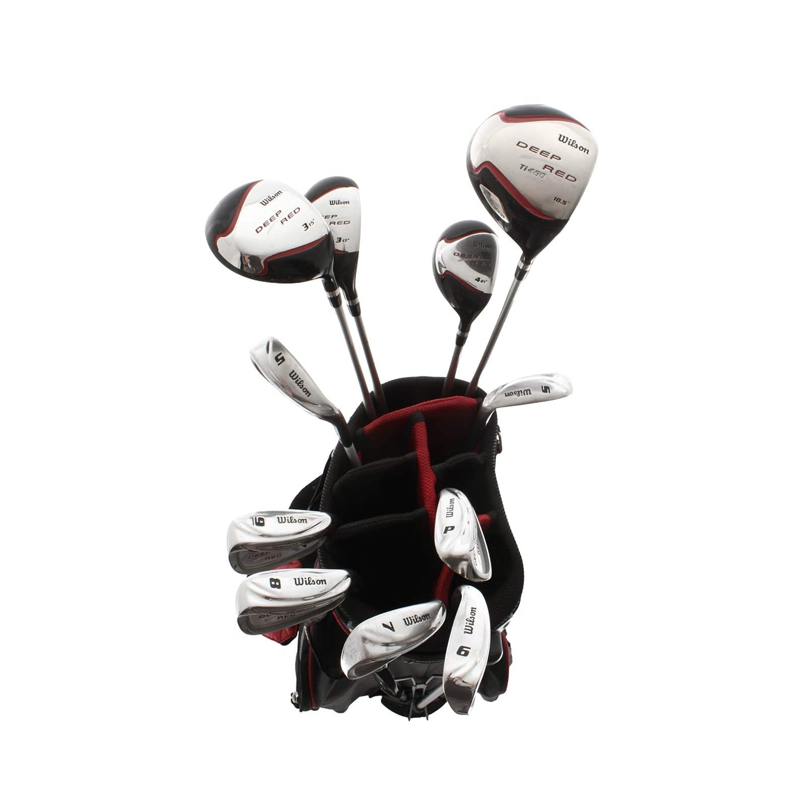 Wilson Deep Red Steel/Graphite Mens Right Hand Package Set Regular - Graphite/Steel - Image 3