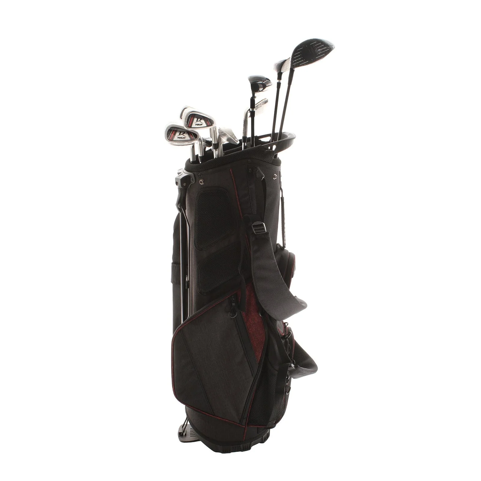 Wilson Deep Red Steel/Graphite Mens Right Hand Package Set Regular - Wilson - Image 5