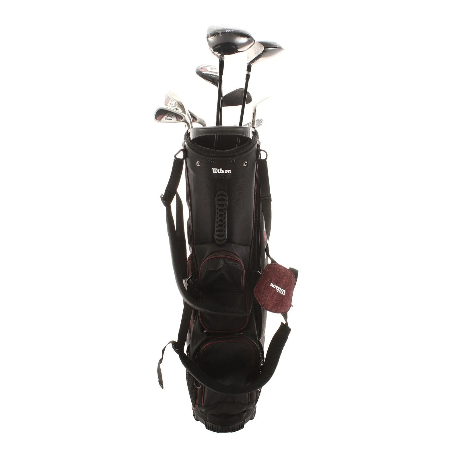 Wilson Deep Red Steel/Graphite Mens Right Hand Package Set Regular - Wilson - Image 6