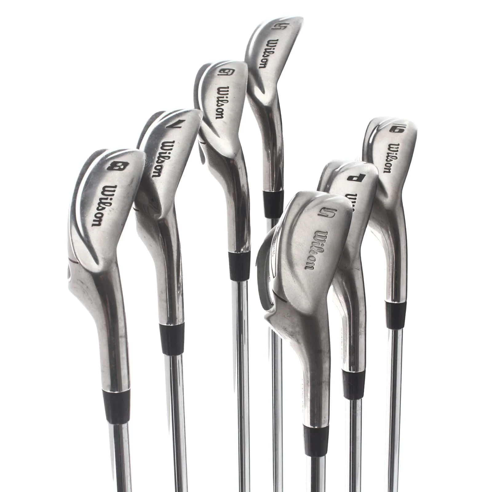 Wilson Deep Red Steel Mens Right Hand Irons 5-SW Regular - Deep Red - Image 3