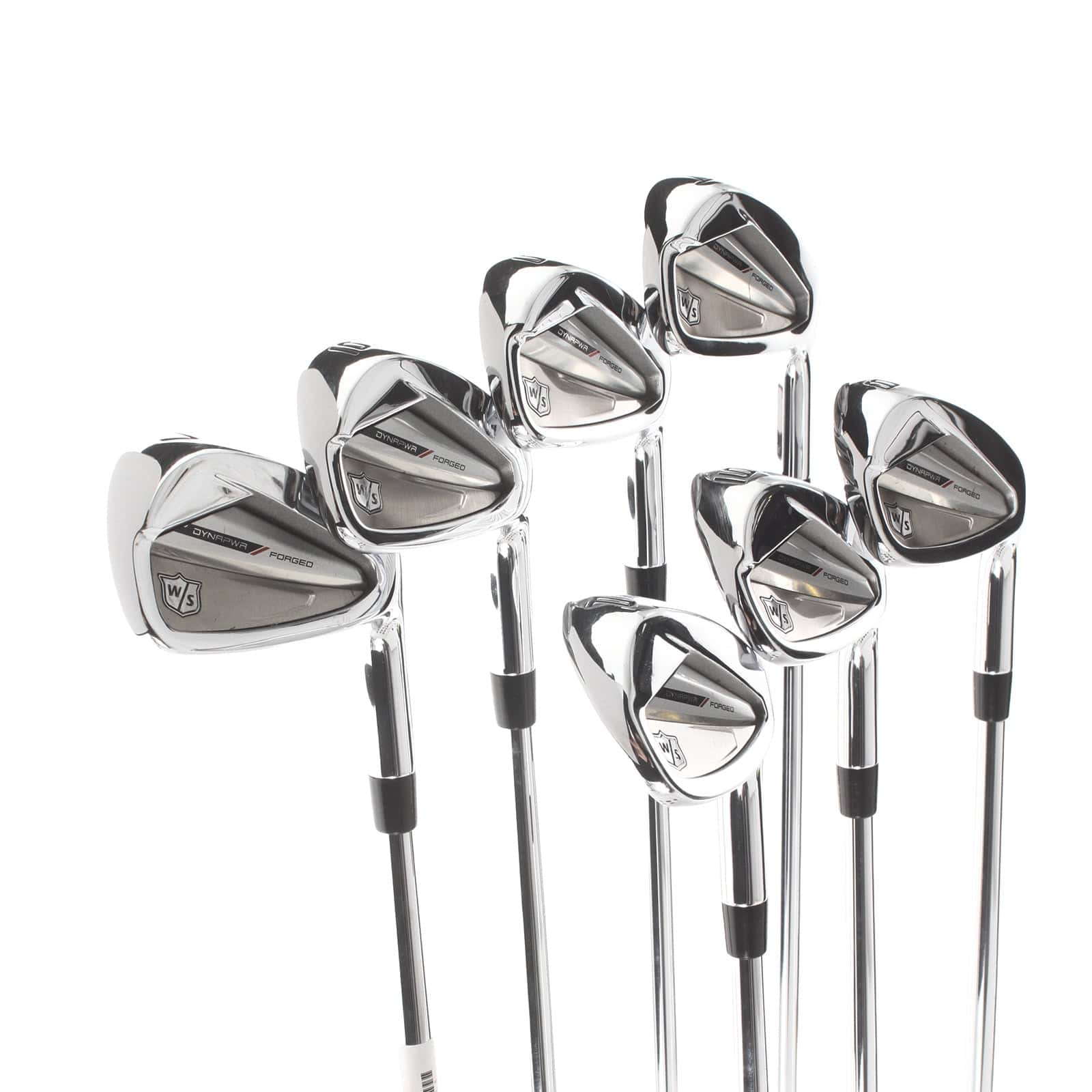 Wilson Dynapower Forged Steel Mens Right Hand Irons 4-PW Stiff - Dynamic Gold 105 - Image 2