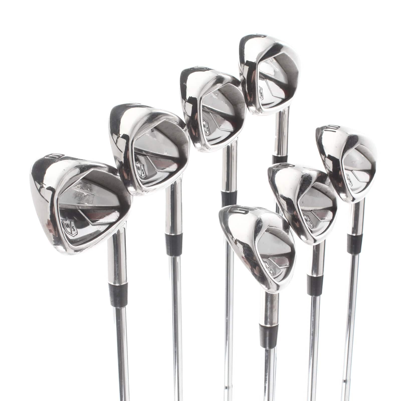 Wilson Dynapower Steel Mens Right Hand Irons 5-GW Stiff - Dynamic Gold MID 115 S300 - Image 2