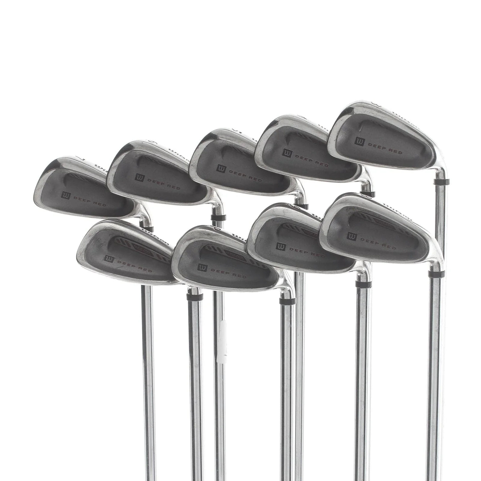 Wilson Fat Shafts Steel Mens Right Hand Irons 3-SW Regular - Fat Shafts Fluid Feel