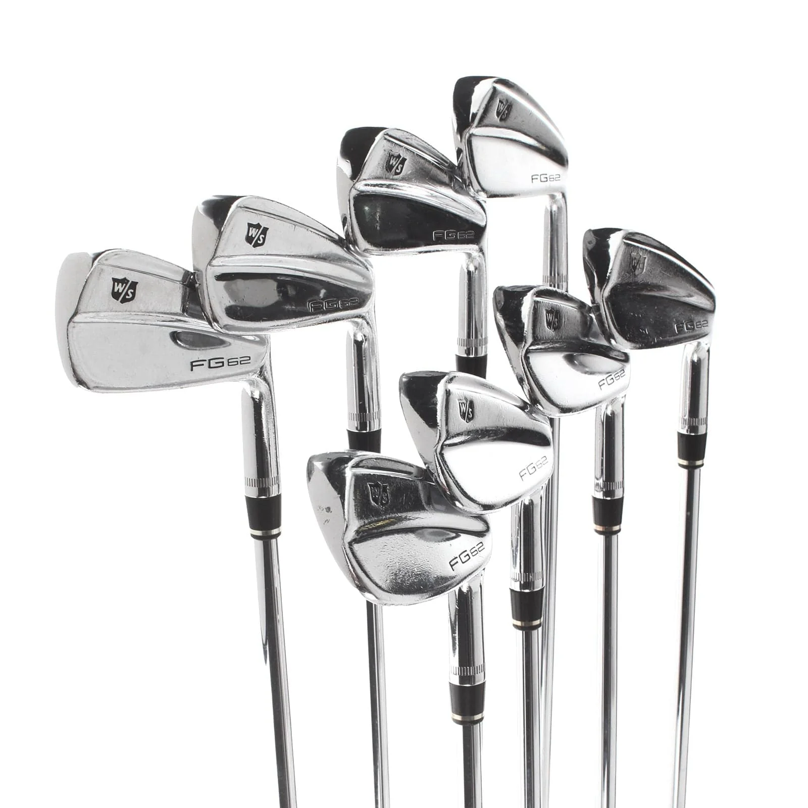 Wilson FG-62 Steel Mens Right Hand Irons 3-PW Regular - Dynamic Gold - Image 2