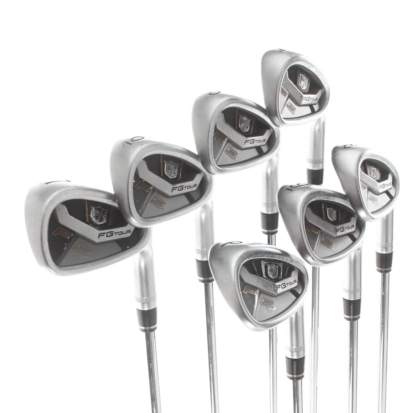 Wilson FG Tour F5 Steel Mens Right Hand Irons 4-PW Stiff - Dynamic Gold - Image 2