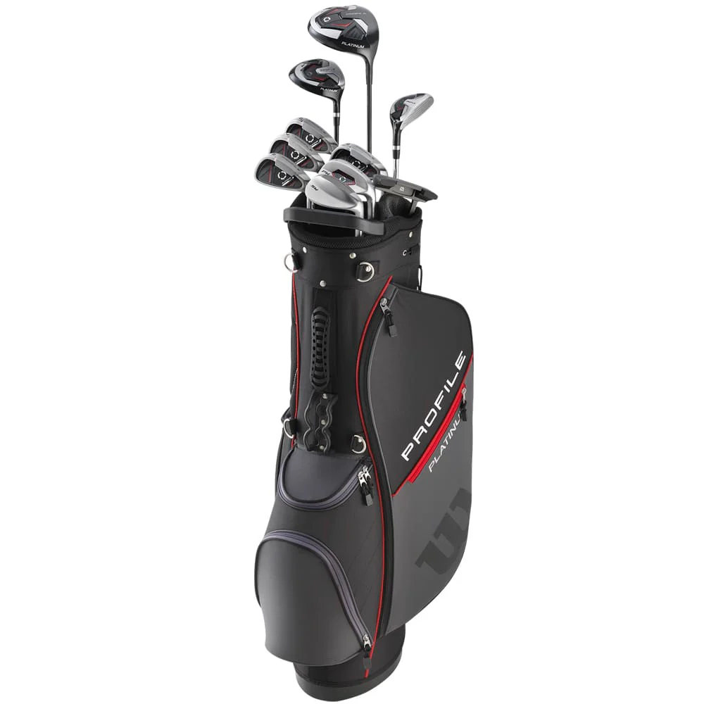Wilson Profile Platinum 11-Piece Stand Bag Package Set - Steel - Image 9