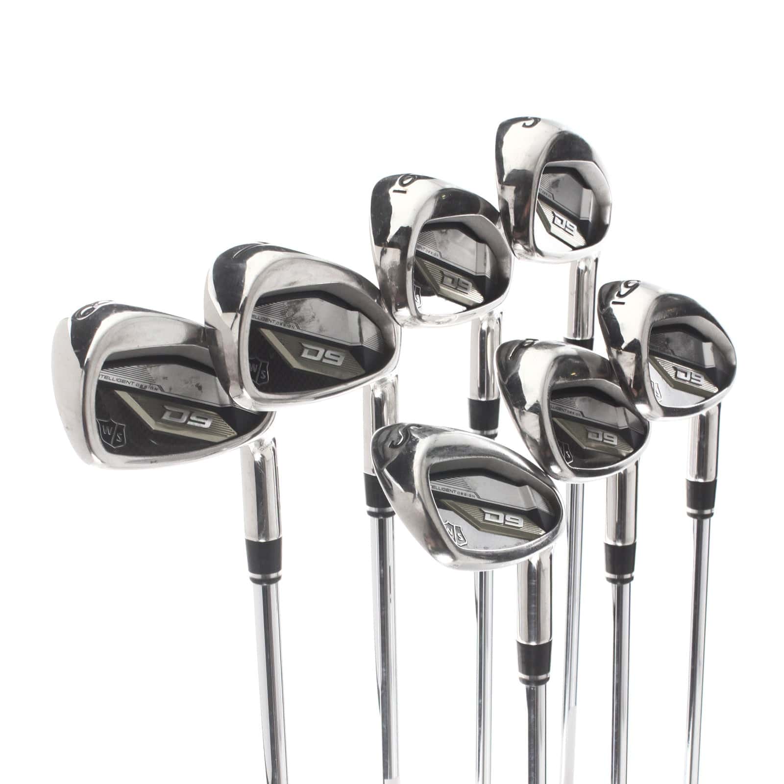 Wilson Staff D9 Steel Mens Right Hand Irons 5-SW Regular - KBS Max Ultralite - Image 2