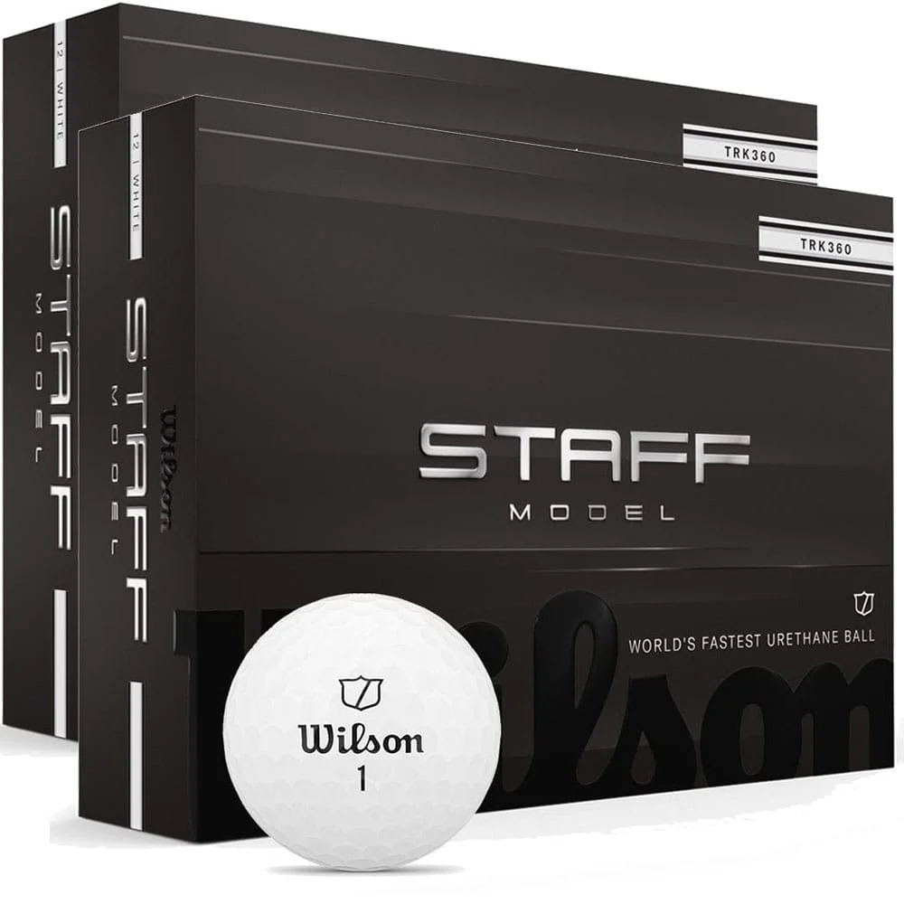 Wilson Staff Model Golf Balls -  TRK360 - White - Double Dozen