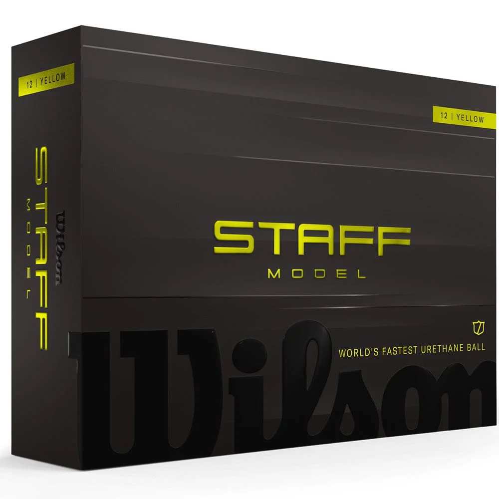 Wilson Staff Model Golf Balls - Yellow - 12 Pack - Image 4