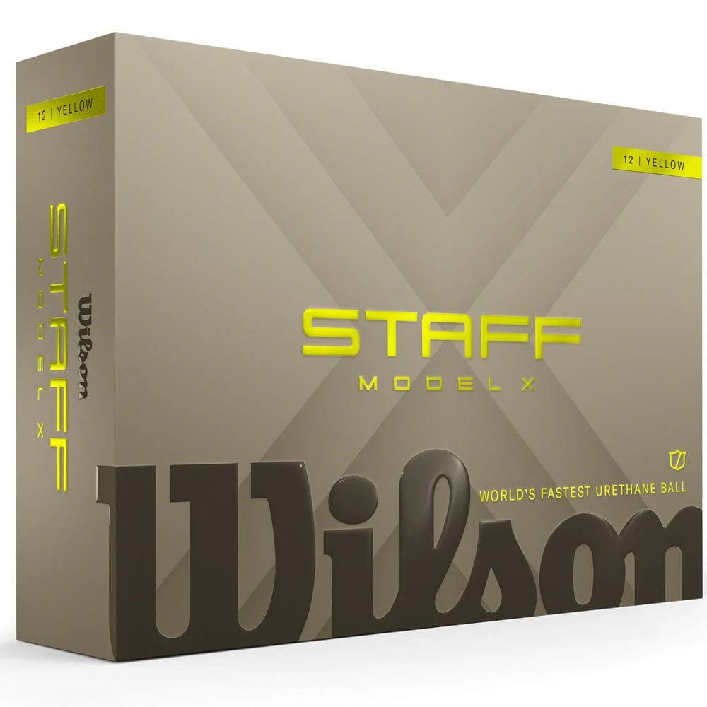 Wilson Staff Model X Golf Balls - Yellow - Double Dozen - Image 4