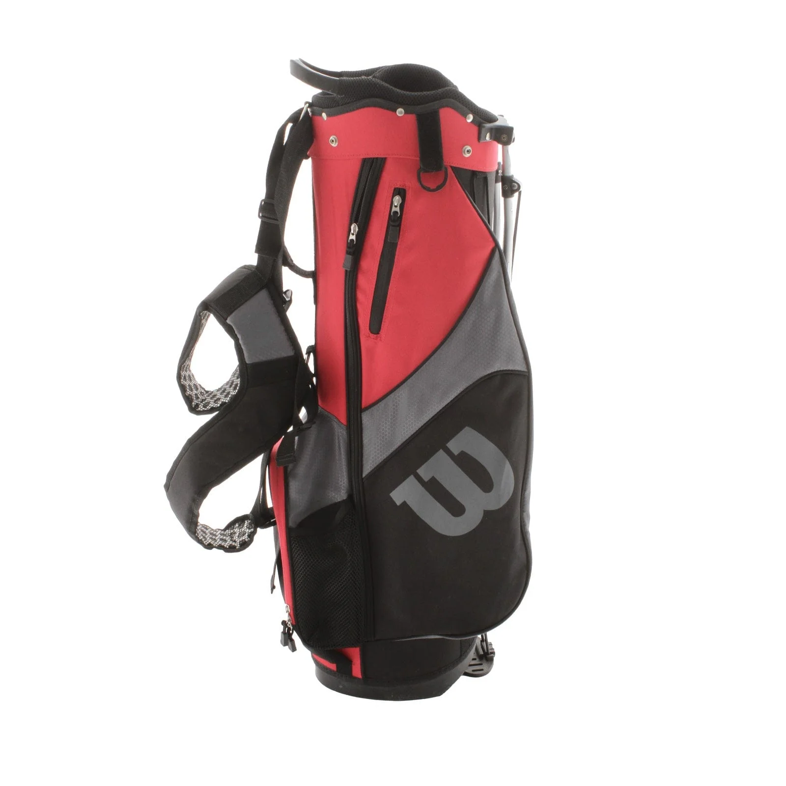 Wilson Staff Stand Bag - Black/Red/Grey - Image 2