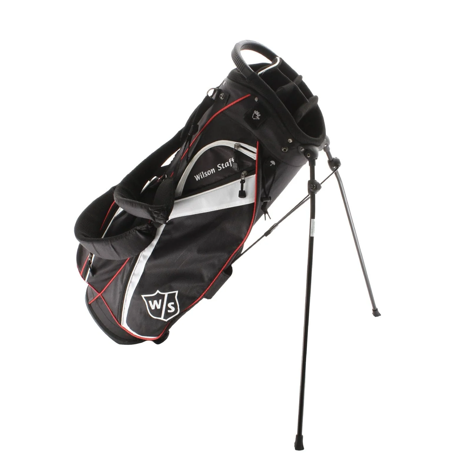 Wilson Stand Bag - Black,Red,White