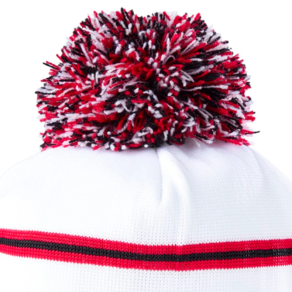 Wilson Tour Beanie - White/Red - Image 4