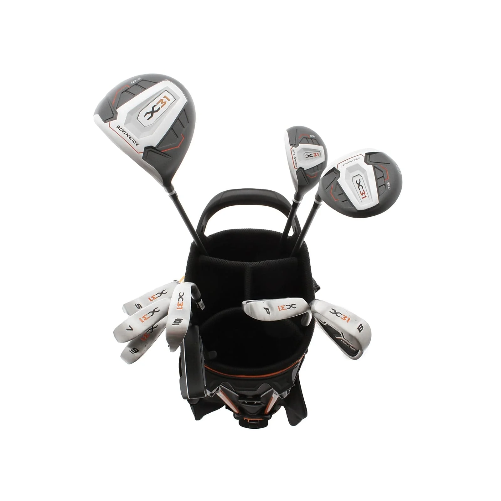Wilson X-31 Advantage Steel/Graphite Mens Left Hand Package Set Regular - - Image 3