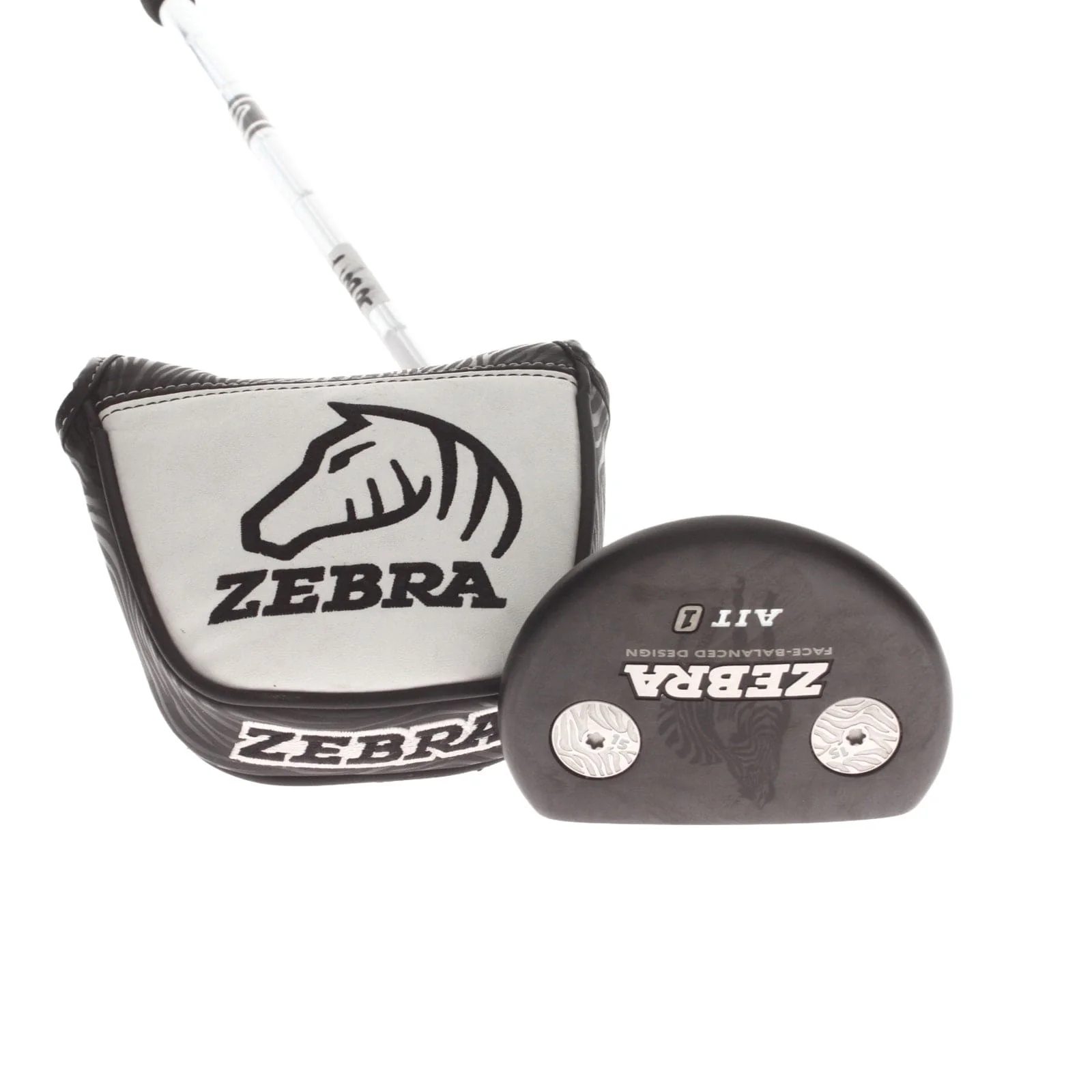 Zebra AIT 1 Mens Right Hand Putter 35" Mallet Zebra - Winn AVS Pistol