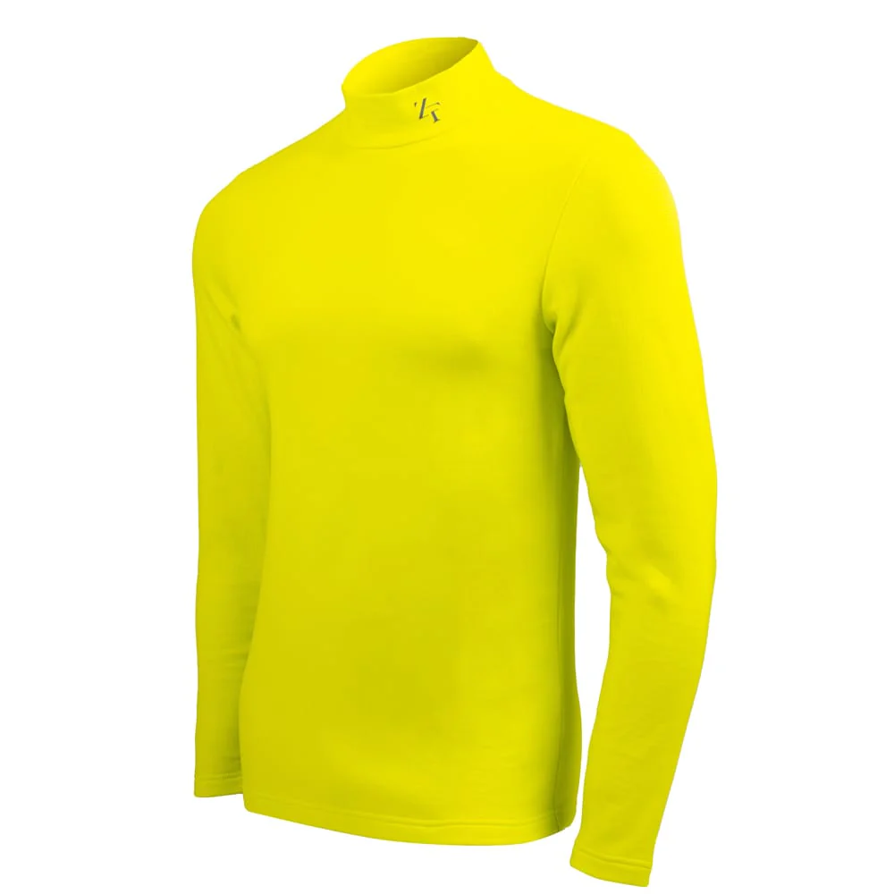 Zerofit Heatrub Move Baselayer Top - Dayglow Yellow